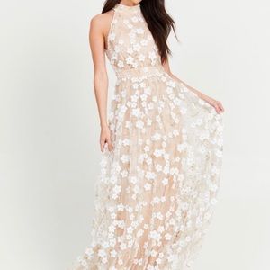 Altar’d State Ivory Louisa Dress